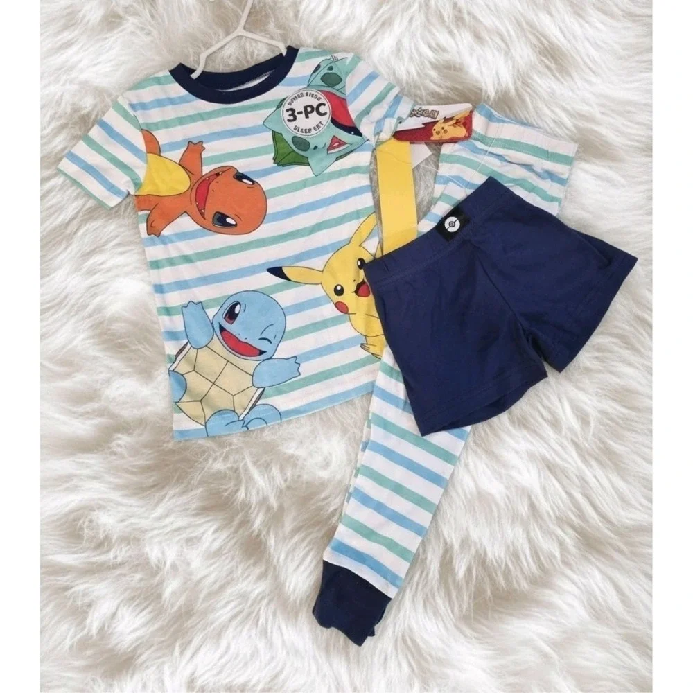 Pokémon (NWT) 3-Piece  Pajama Set - Size 4